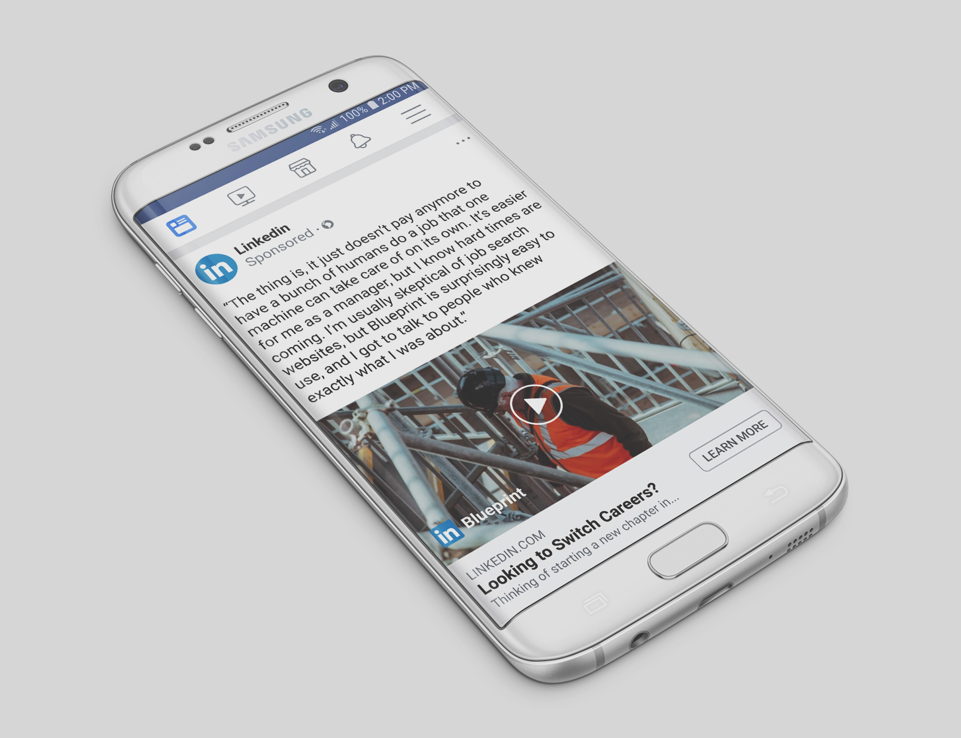 Facebook ad